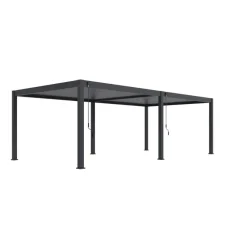 Terrasoverkappingen-Orion Premium overkapping - 400 x 800 cm - Antraciet
