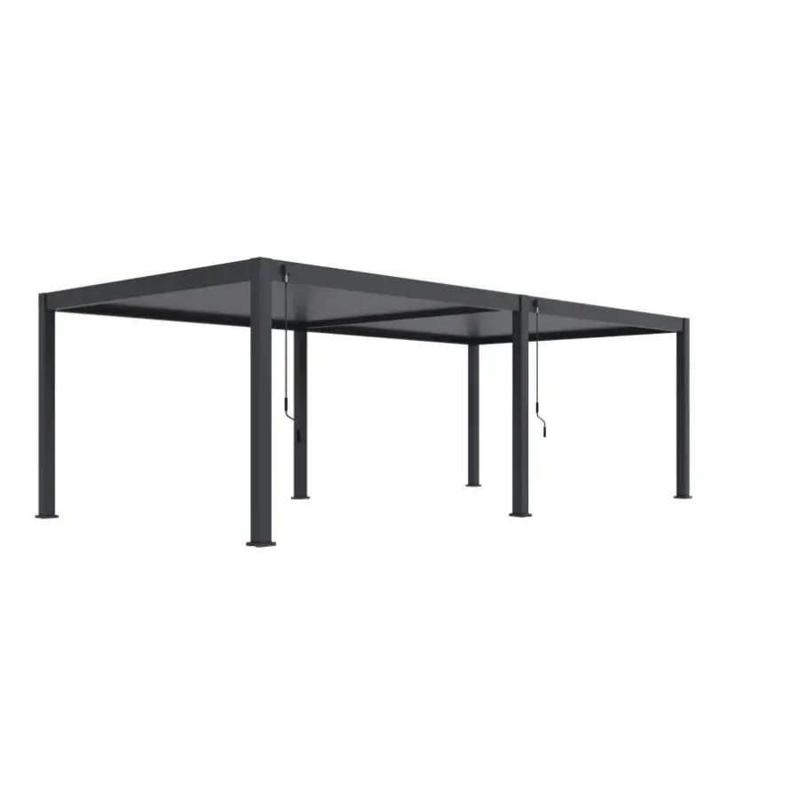 Terrasoverkappingen-Orion Premium overkapping - 400 x 800 cm - Antraciet