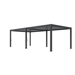 Terrasoverkappingen-Orion Premium overkapping - 400 x 800 cm - Antraciet