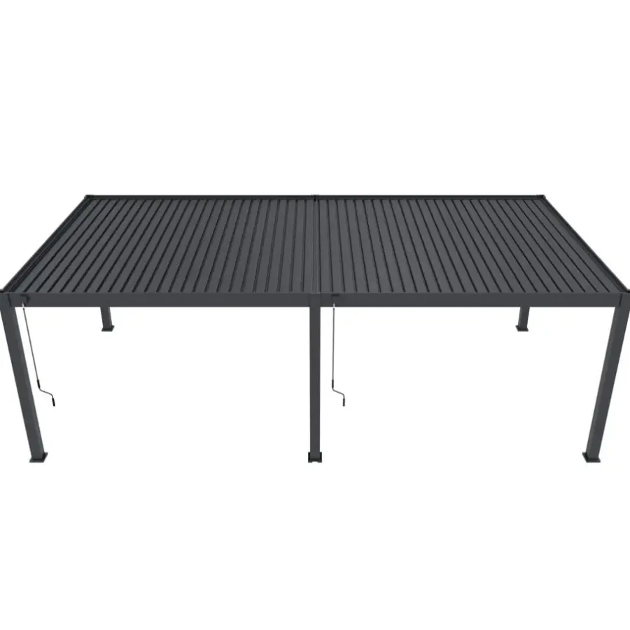 Terrasoverkappingen-Orion Premium overkapping - 400 x 800 cm - Antraciet