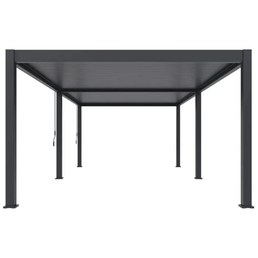 Terrasoverkappingen-Orion Premium overkapping - 400 x 800 cm - Antraciet