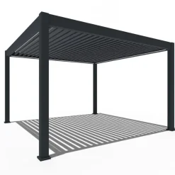 Orion Premium overkapping elektrisch met LED 400 x 400 antraciet