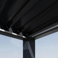 Orion Premium overkapping elektrisch met LED 400 x 400 antraciet