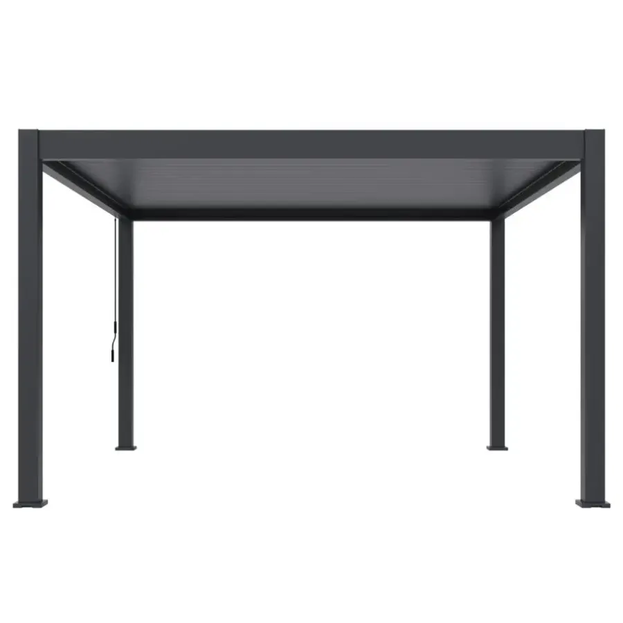 Orion Premium overkapping - 400 x 400 cm - Antraciet
