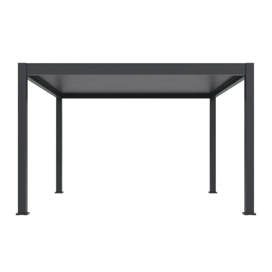 Orion Premium overkapping - 400 x 400 cm - Antraciet