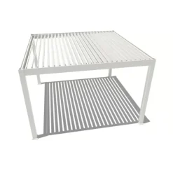 Terrasoverkappingen-Orion Premium overkapping E-LED - 400 x 400 cm - wit
