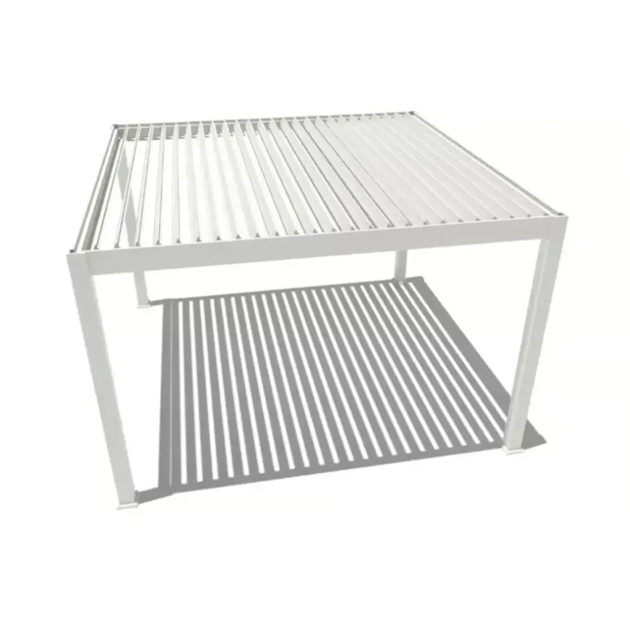 Terrasoverkappingen-Orion Premium overkapping E-LED - 400 x 400 cm - wit
