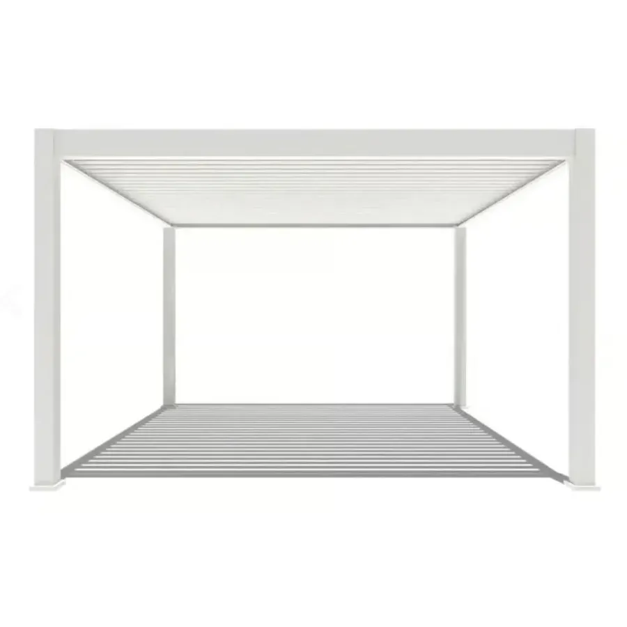 Terrasoverkappingen-Orion Premium overkapping E-LED - 400 x 400 cm - wit