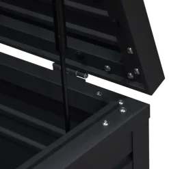 Kussenboxen-Orion Sit & Store aluminium opbergbox 1318L antraciet