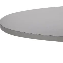 Tuintafels-Beliani ORISTANO - Tuintafel - Lichthout/Grijs - 190 x 100 cm - Beton