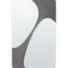 Spiegels-Beliani ORMES - Wandspiegel - Grijs - 70 x 110 cm - Glas