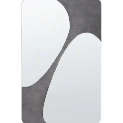Spiegels-Beliani ORMES - Wandspiegel - Grijs - 70 x 110 cm - Glas