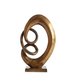 Beelden-Light & Living Ornament Eddy - Antiek Brons - 20x20x34cm