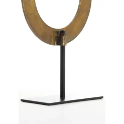 Light & Living Ornament op voet Waiwo - Antiek Brons/Zwart - 25x10x39cm
