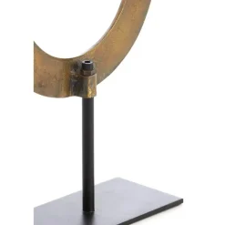 Light & Living Ornament op voet Waiwo - Antiek Brons/Zwart - 25x10x39cm
