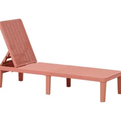 Leen Bakker OSSI - Ligstoel - Rood - Polypropyleen