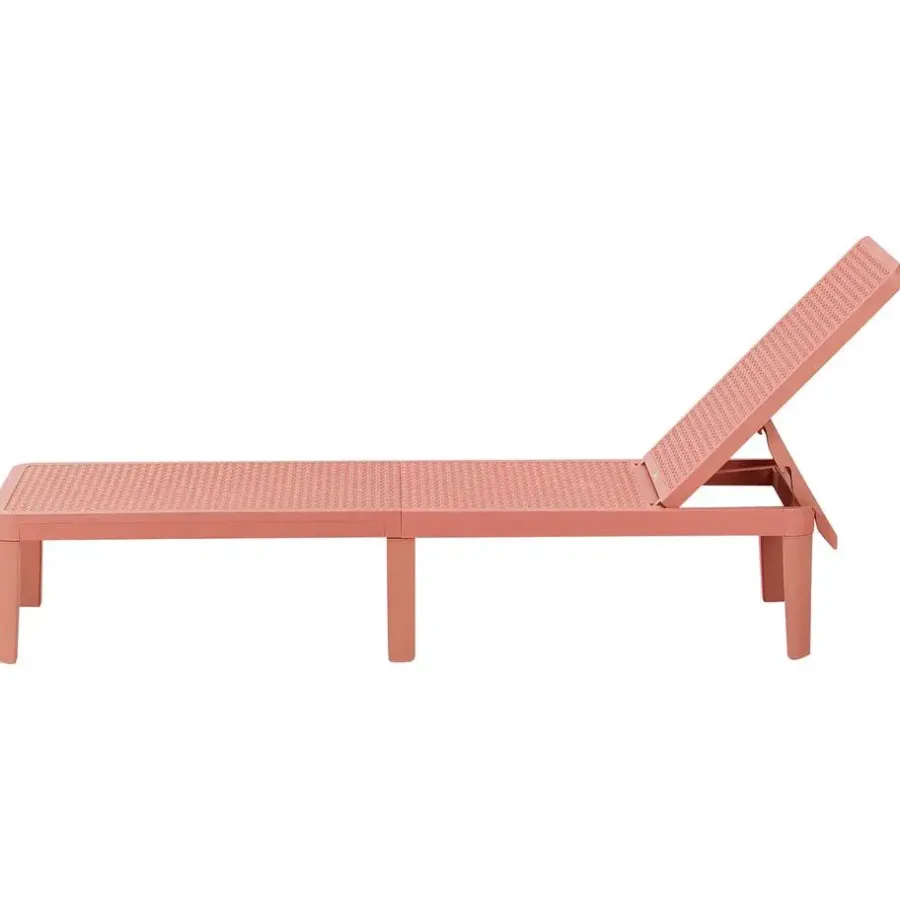 Leen Bakker OSSI - Ligstoel - Rood - Polypropyleen