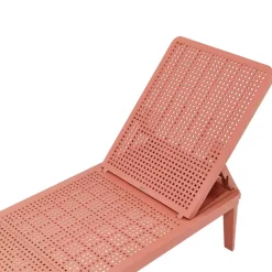 Leen Bakker OSSI - Ligstoel - Rood - Polypropyleen