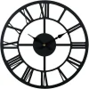 Merkloos Ostaria Wandklok/muur klok Uliss - D30 cm - metaal - keuken/kamer