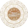 Merkloos Ostaria Wandklok/muur klok - Ibiza stijl - D50 cm - naturel