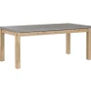 Beliani OSTUNI - Tuintafel - Grijs - 90 x 180 cm - Vezelcement