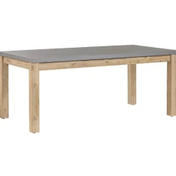 Beliani OSTUNI - Tuintafel - Grijs - 90 x 180 cm - Vezelcement