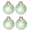 Kerstballen-Othmar Decorations Kerstballen - 12x -6 cm - groen -glas