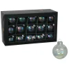 Kerstballen|Kerstdecoratie-Othmar Decorations kerstballen 36x - parelmoer - glas -6 cm