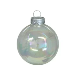 Kerstballen|Kerstdecoratie-Othmar Decorations kerstballen 36x - parelmoer - glas -6 cm