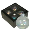 Othmar Decorations Kerstballen - 4x - parelmoer - glas -10 cm
