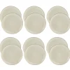 OTIX Dessert Ontbijt Bordenset 12 Persoons Beige 21cm Keramiek LILY