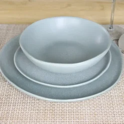 Dinerborden|Borden-OTIX Dinerborden Bordenset 6 Persoons 27cm Aardewerk OAK