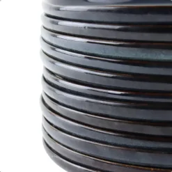 OTIX Dinerborden Bordenset 12 Persoons 26cm Blauw Aardewerk EBONY
