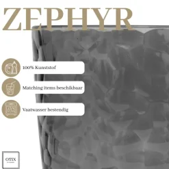 Waterglazen-OTIX Drinkglazen Wijnglazen Kan Zephyr - Grijs
