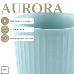Kopjes, Mokken En Bekers-OTIX Koffiekopjes 12 stuks Aurora - Multikleur