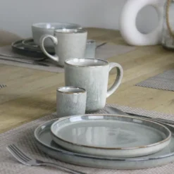 Koffieglazen-OTIX Koffiekopjes Met Oor Set van 12 Koffietassen Groot Theemok 420ML