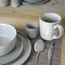 Koffieglazen-OTIX Koffiekopjes Met Oor Set van 12 Koffietassen Groot Theemok 420ML