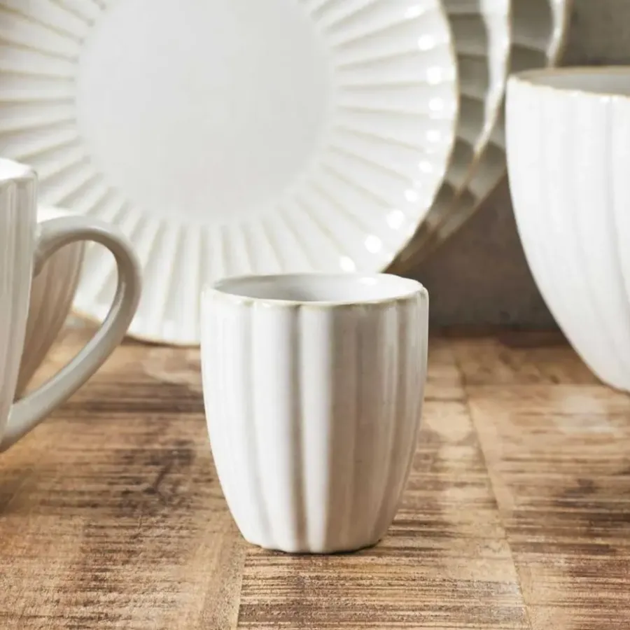 Koffieglazen-OTIX Koffiekopjes Zonder Oor Set van 12 Koffietassen Theemok 120ml