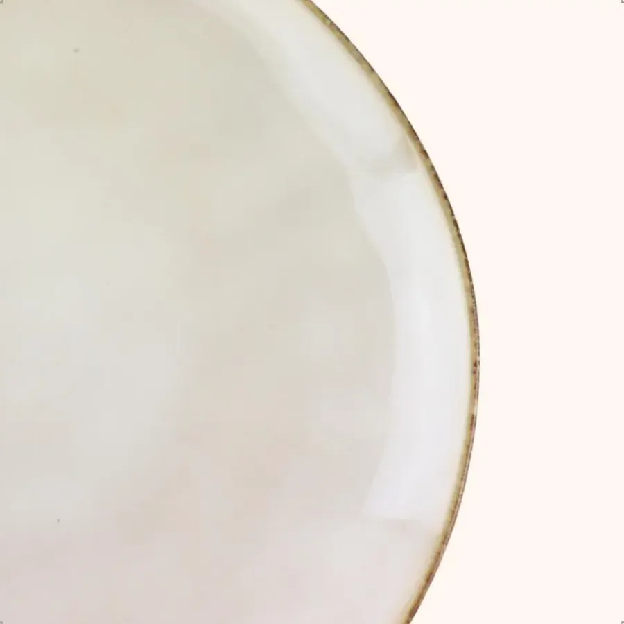 OTIX Ontbijtborden Bordenset 6 Persoons Beige 21cm Keramiek
