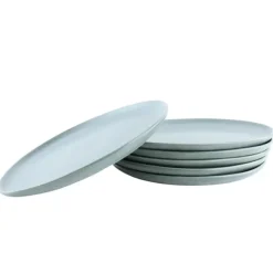 Borden-OTIX Ontbijtborden Bordenset 6 Persoons Dessertbord 21cm Aardewerk OAK