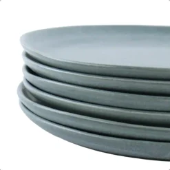 Borden-OTIX Ontbijtborden Bordenset 6 Persoons Dessertbord 21cm Aardewerk OAK