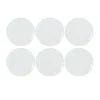 OTIX Ontbijtborden Dessert Gebaksbordjes Borden Set van 6 Stuks 20cm Wit met