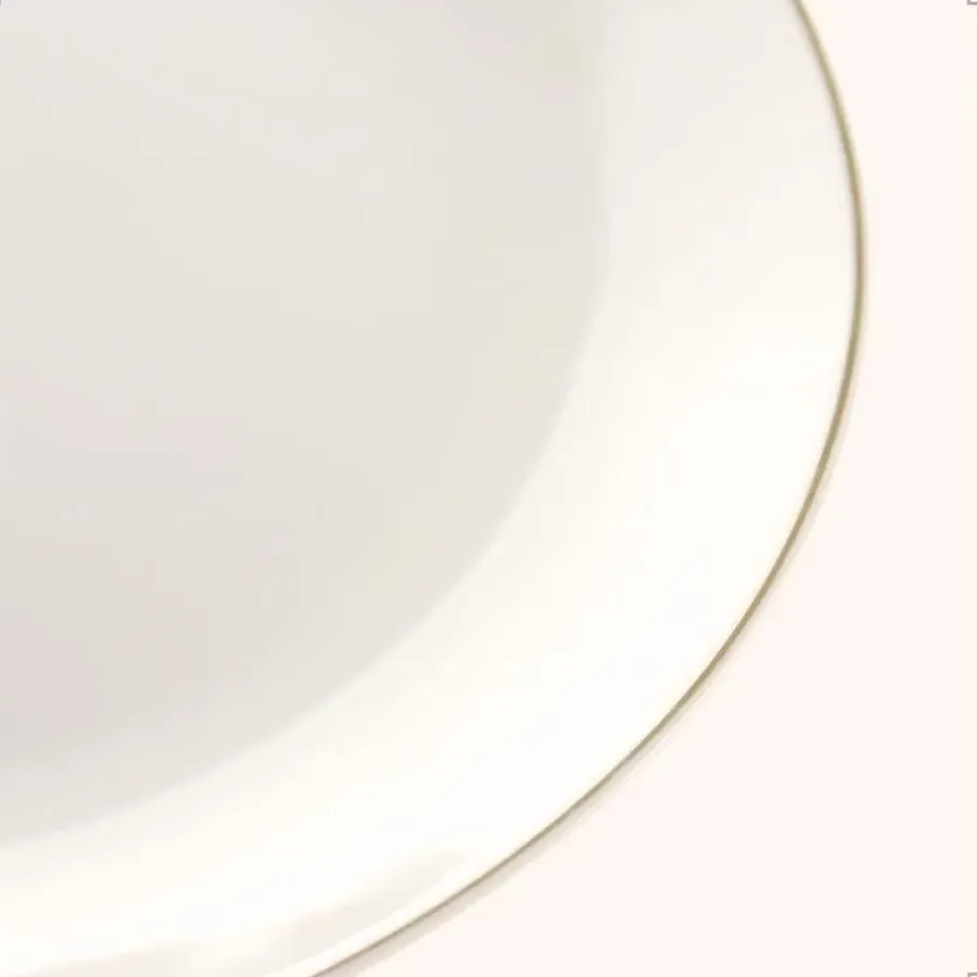 OTIX Ontbijtborden Dessert Gebaksbordjes Borden Set van 6 Stuks 20cm Wit met