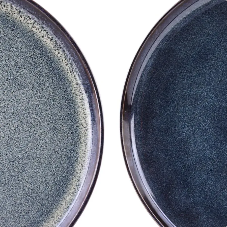OTIX Serviesset 12 Delig Ebony - Blauw