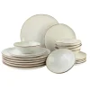 Serviessets-OTIX Serviesset Bordenset 6 Persoons 18-delig Beige Keramiek LILY