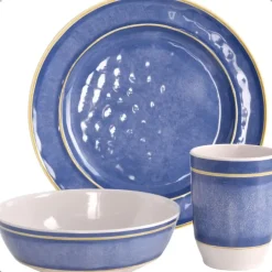 OTIX Serviessets 12 Delig Navara - Blauw