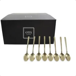 Besteksets-OTIX Theelepels Koffielepels Kleine Lepels Set van 8