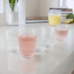 OTIX Theemok Drinkglazen Koffiemok Limonade glazen 320ml Set van 8