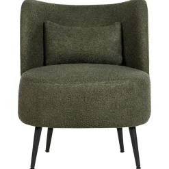 Beliani OTSBY - Fauteuil - Donkergroen - Bouclé
