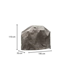 Barbecues En Accessoires-Outdoor Covers barbecue hoes - grijs - 195x70x110 cm